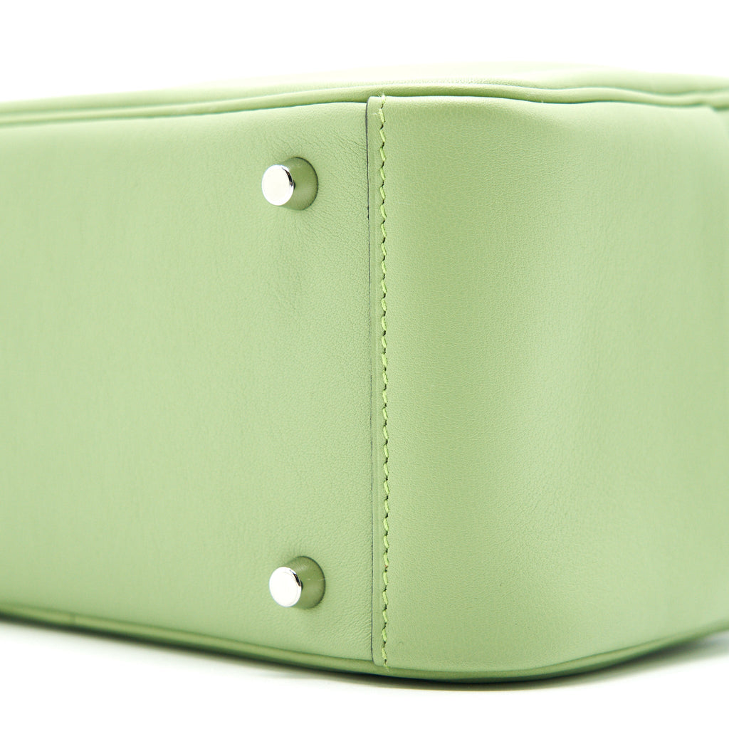 HERMES MINI LINDY VERT CRIQUET SHW