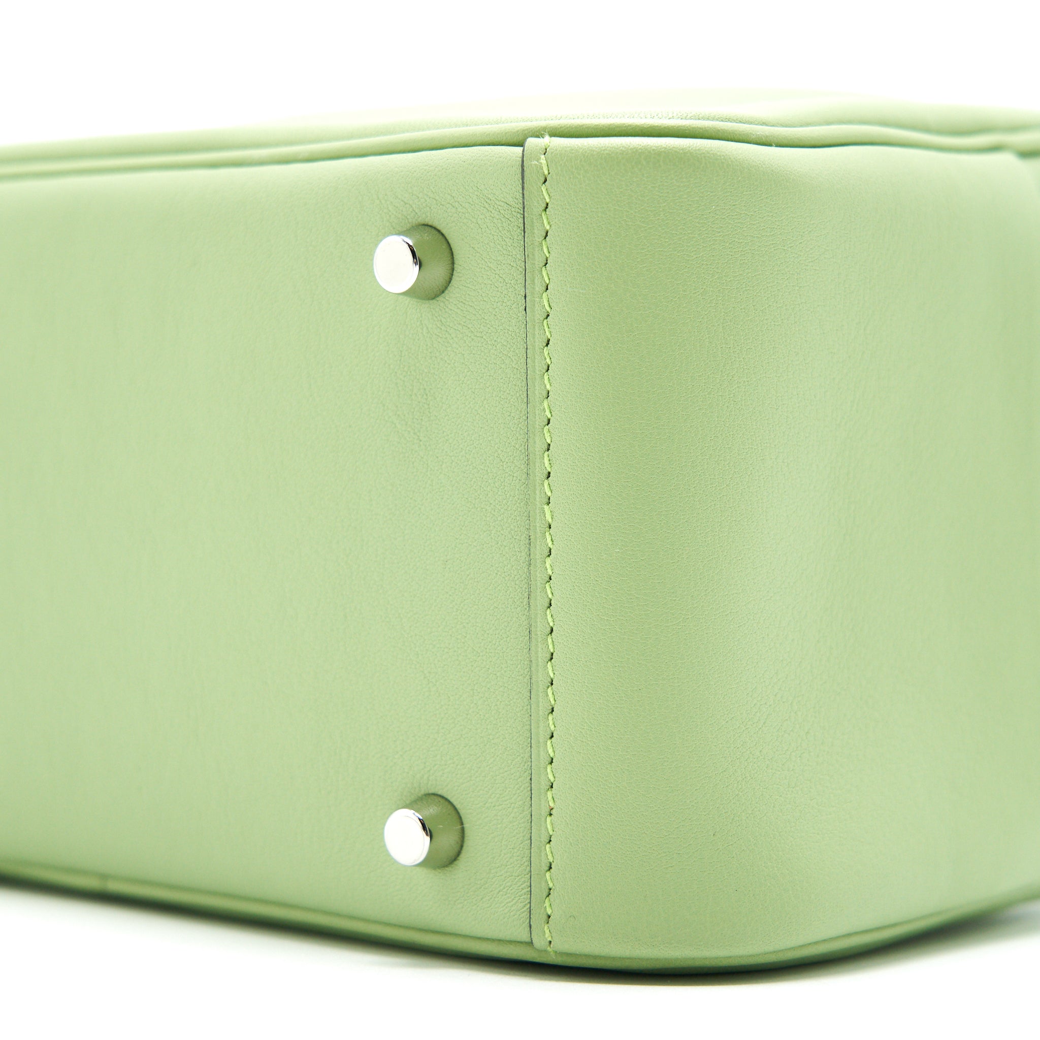 HERMES MINI LINDY VERT CRIQUET SHW