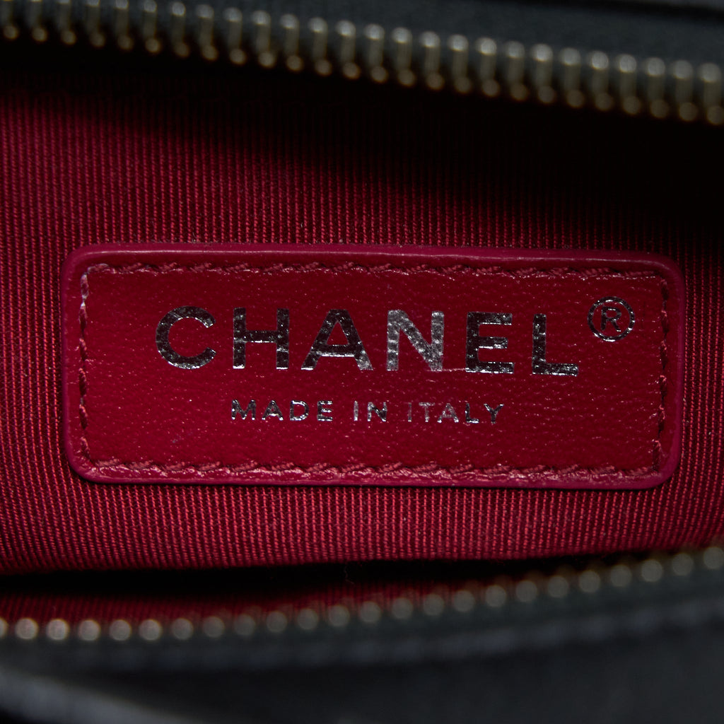 CHANEL SMALL GABRIELLE HOBO BAG BLACK WITH MULTICOLOUR HARDWARE