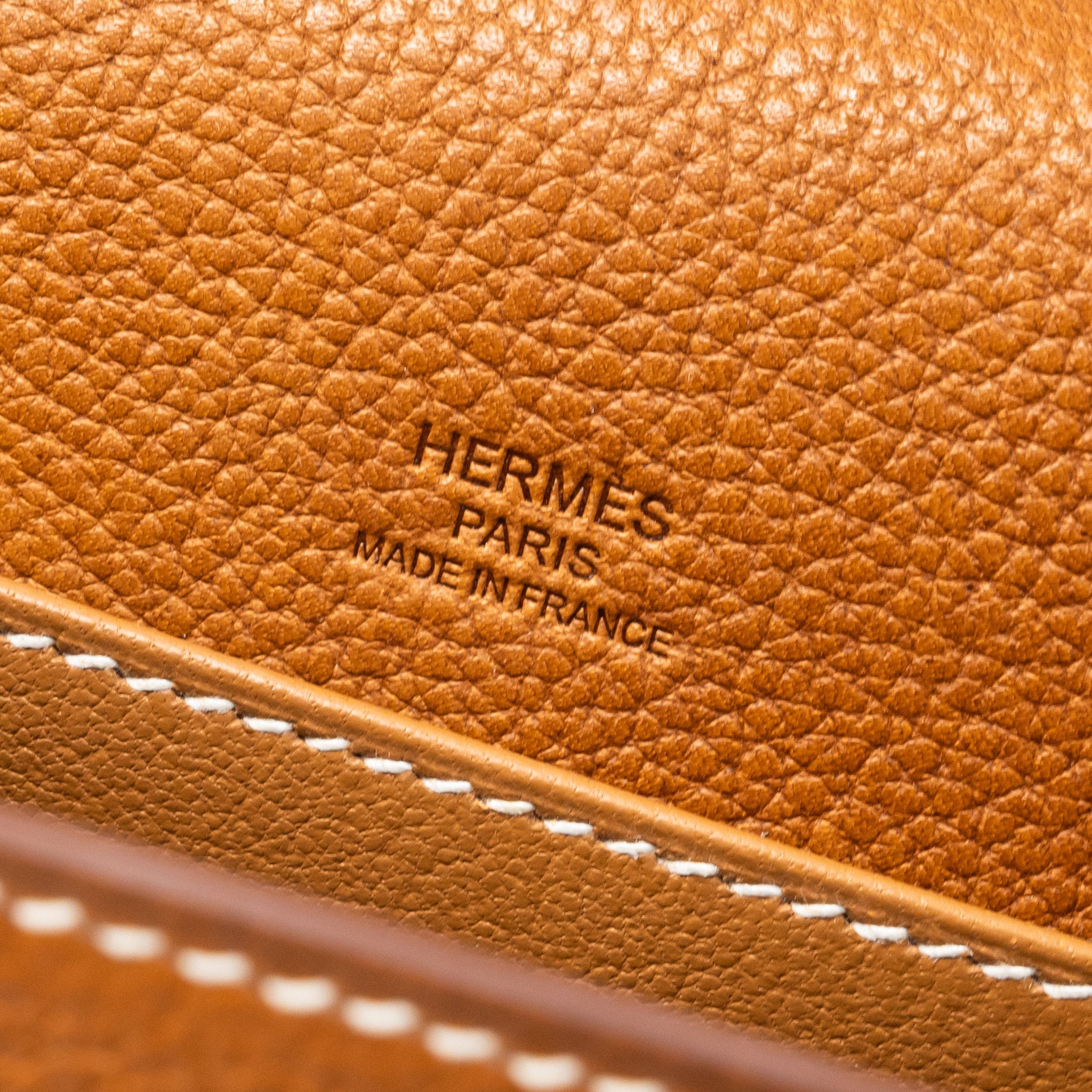 HERMES MINI ROULIS BARENIA FAUBOURG 34 FAUVE SHW