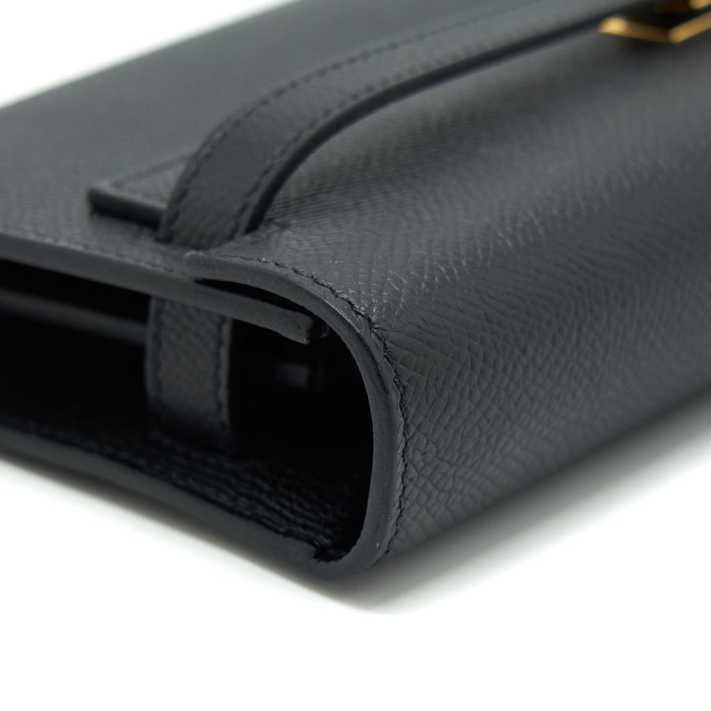 HERMES KELLY TO GO BLACK GHW