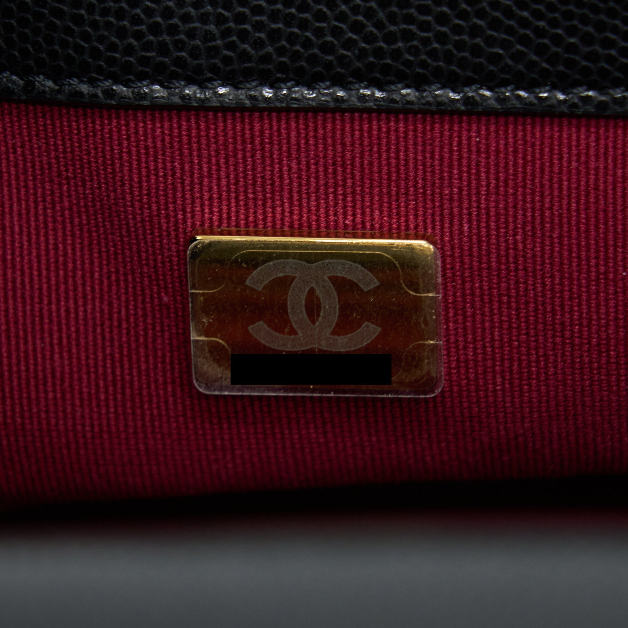CHANEL 22A SMALL FLAP BAG CAVIAR BLACK BRUSHED GOLD HARDWARE(MICROCHIP)