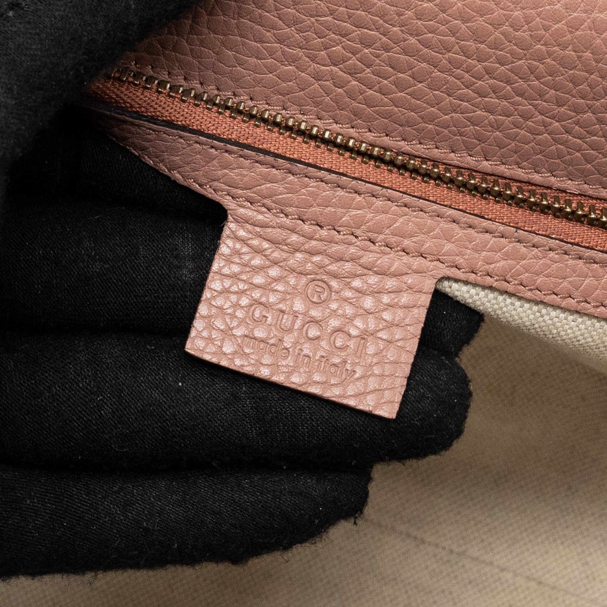 GUCCI TOP HANDLE FLAP BAG CALFSKIN DARK PINK GHW