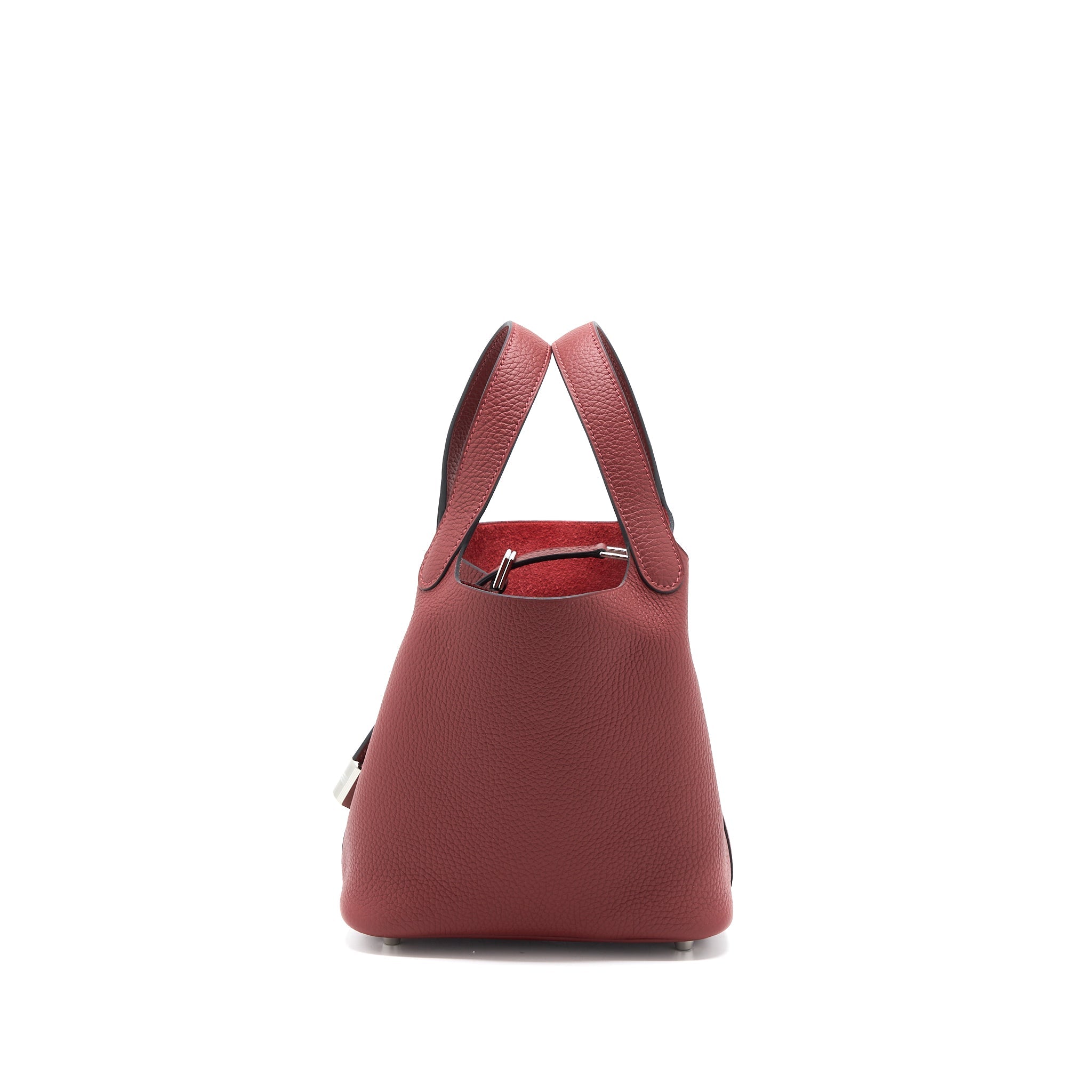 HERMES PICOTIN 18 LOCK BAG CLEMENCE ROUGE H SHW