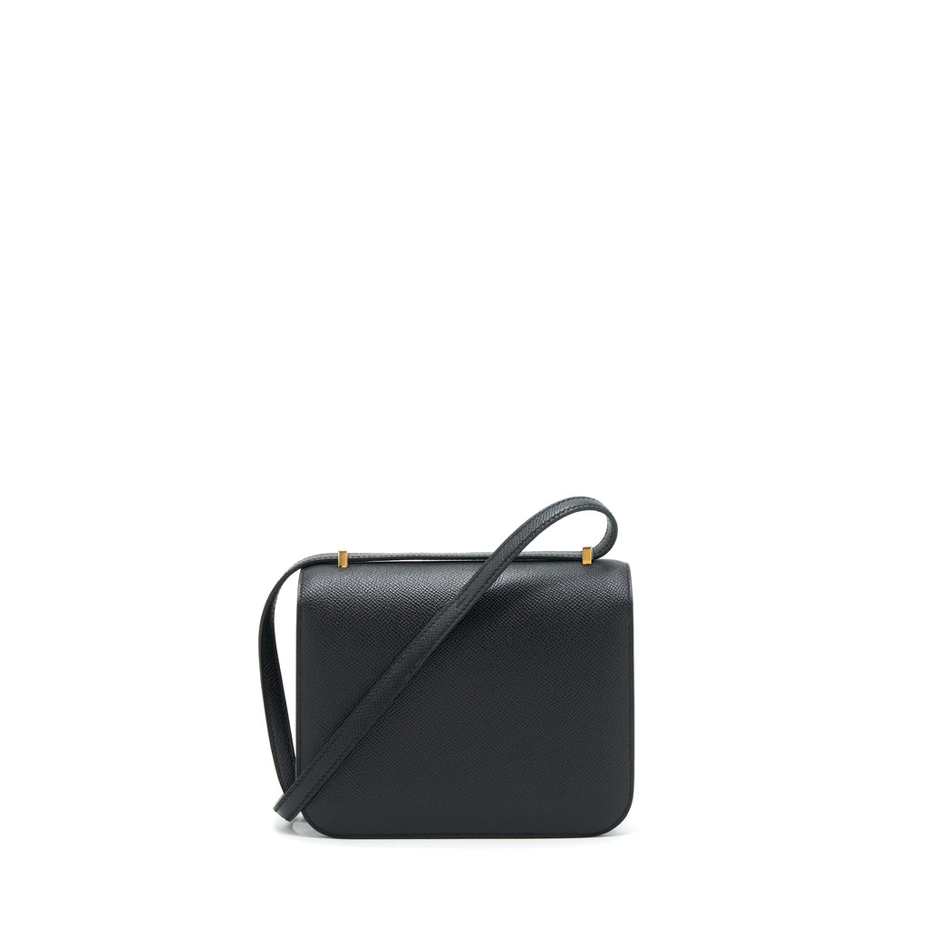 HERMES MINI CONSTANCE EPSOM BLACK GHW