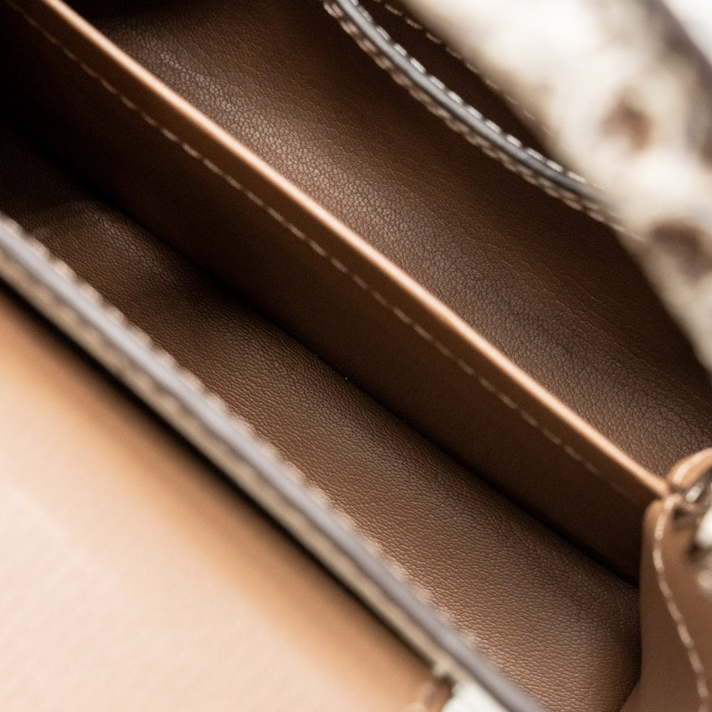 LOUIS VUITTON CAPUCINES MINI HIMALAYAN CROCODILE WHITE SHW
