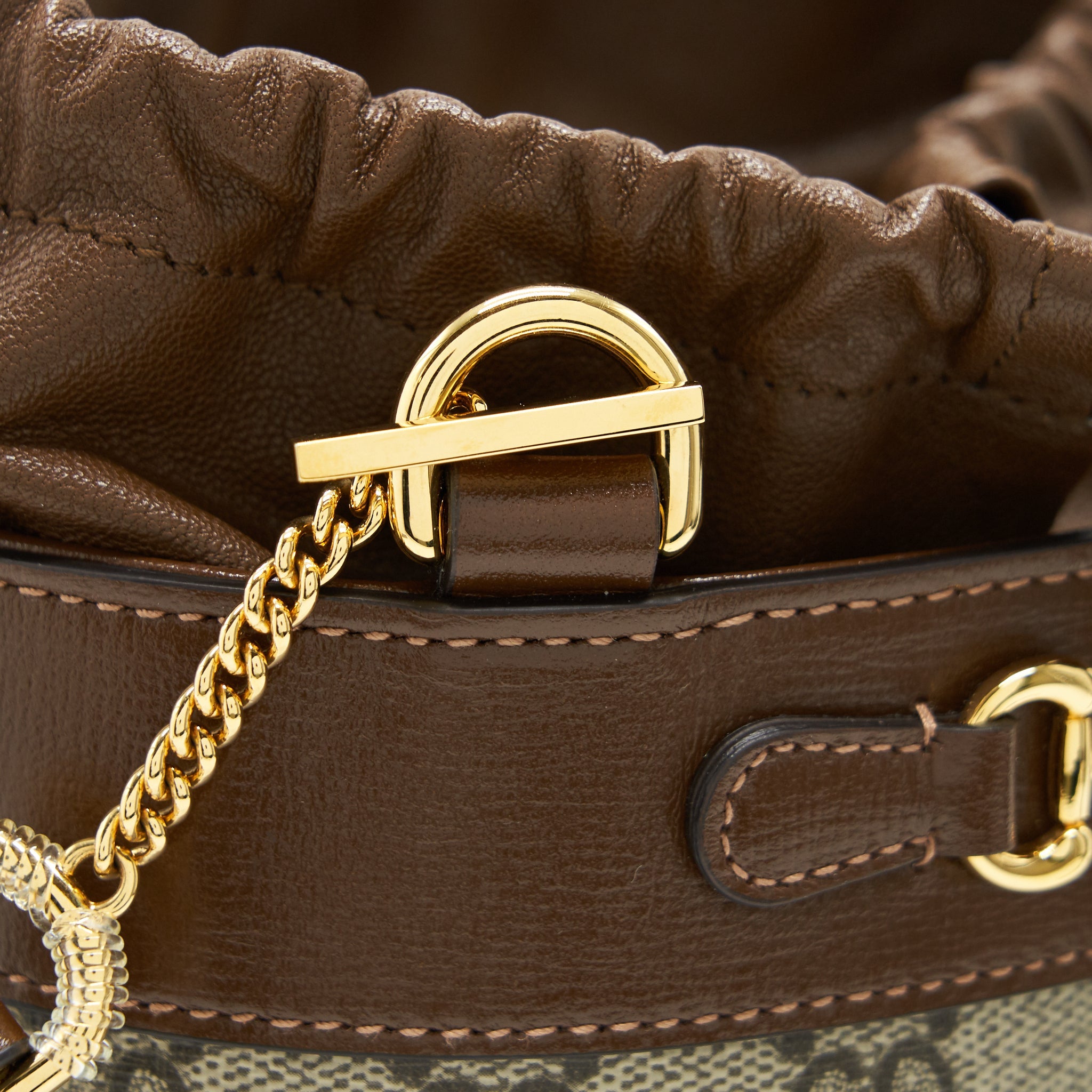 GUCCI HORSEBIT 1955 SMALL BUCKET BAG
