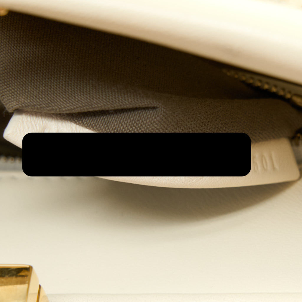 FENDI MINI PEEKABOO BAG MONTONE LISCIO LAMBSKIN WHITE GHW