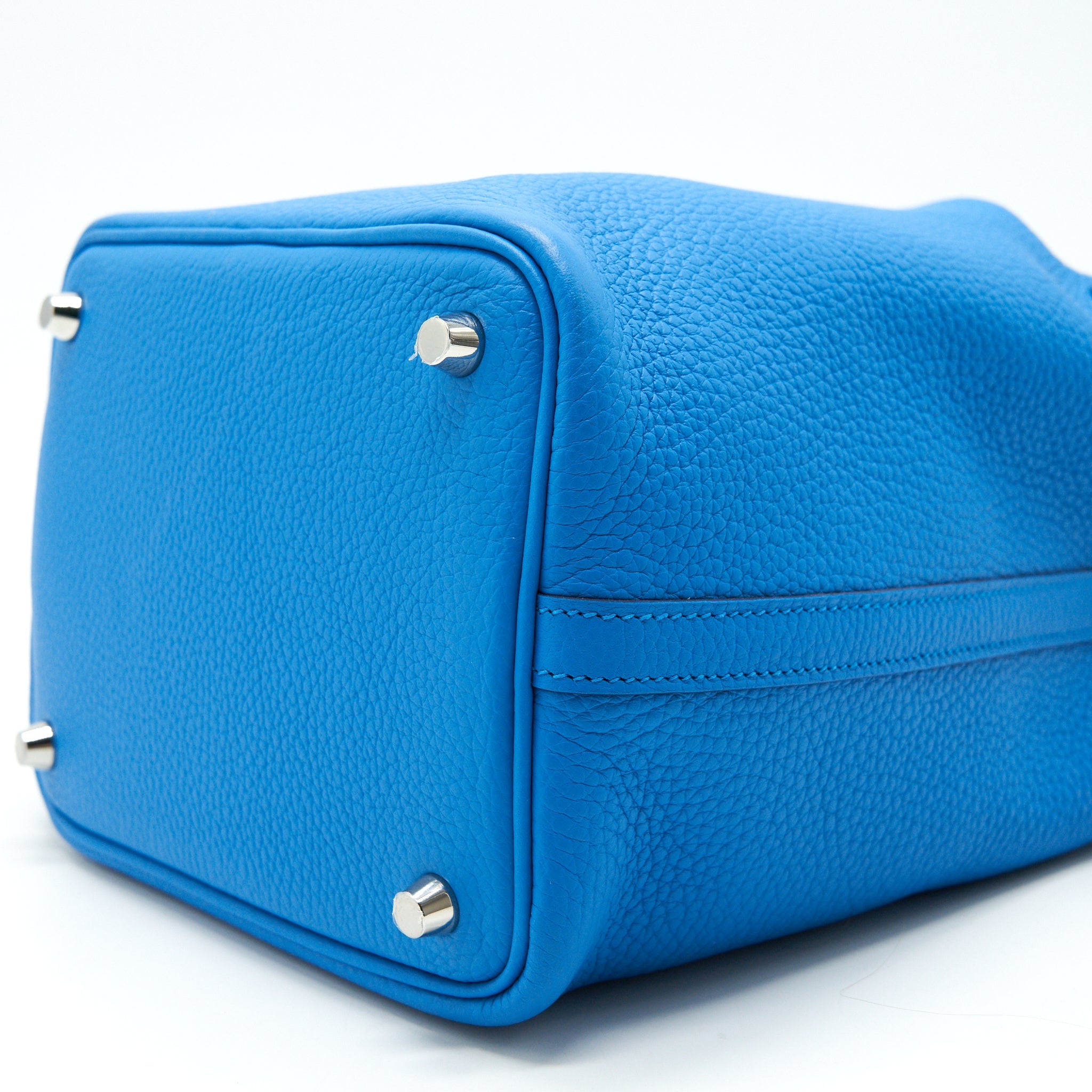 HERMES PICOTIN 18 BLEU FRIDA/ ROSE MEXICO IN SHW