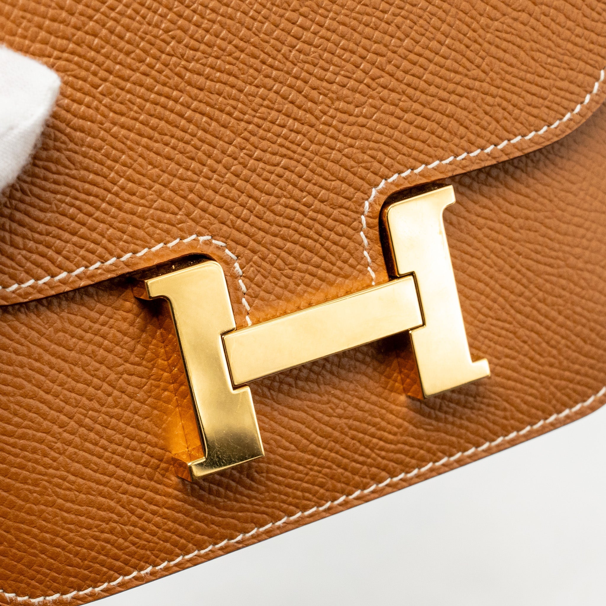 HERMES CONSTANCE SLIM EPSOM GOLD GHW