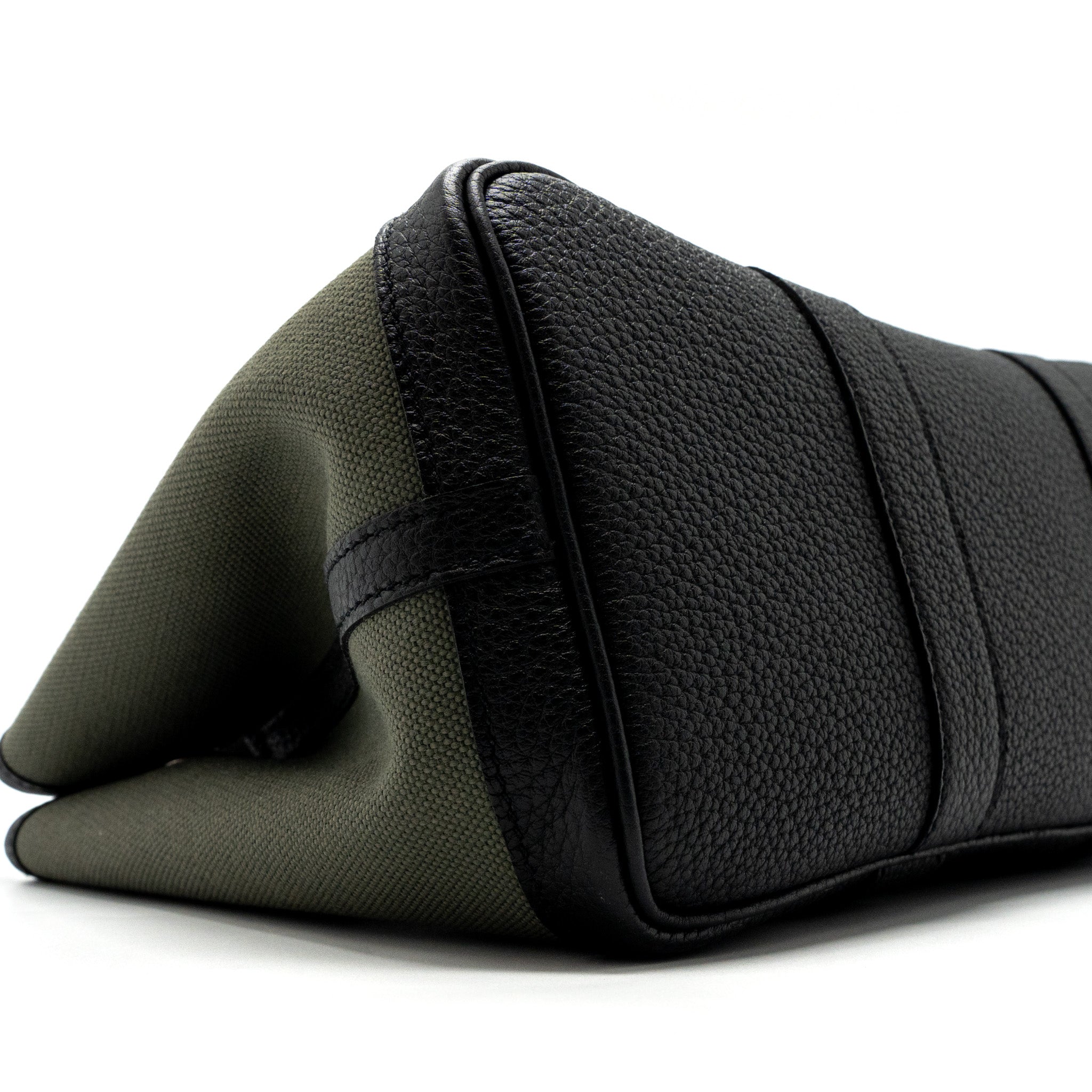 HERMES GARDEN PARTY 30 CANVAS / NEGONDA VERT DE CRIS / BLACK SHW