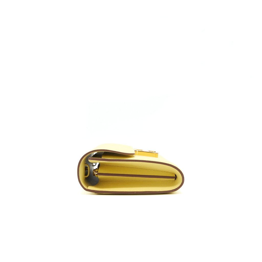HERMES CONSTANCE TO GO JAUNE POUSSIN GHW