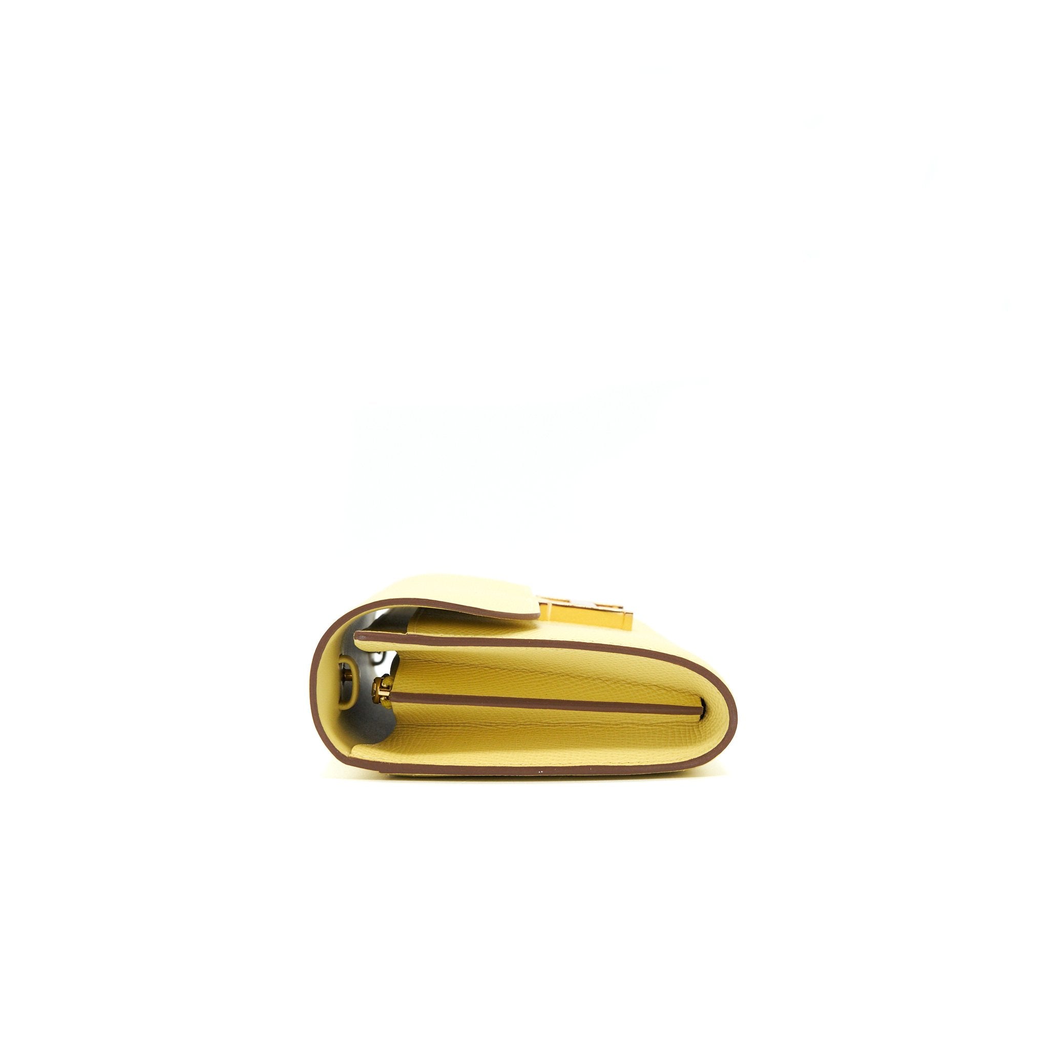 HERMES CONSTANCE TO GO JAUNE POUSSIN GHW