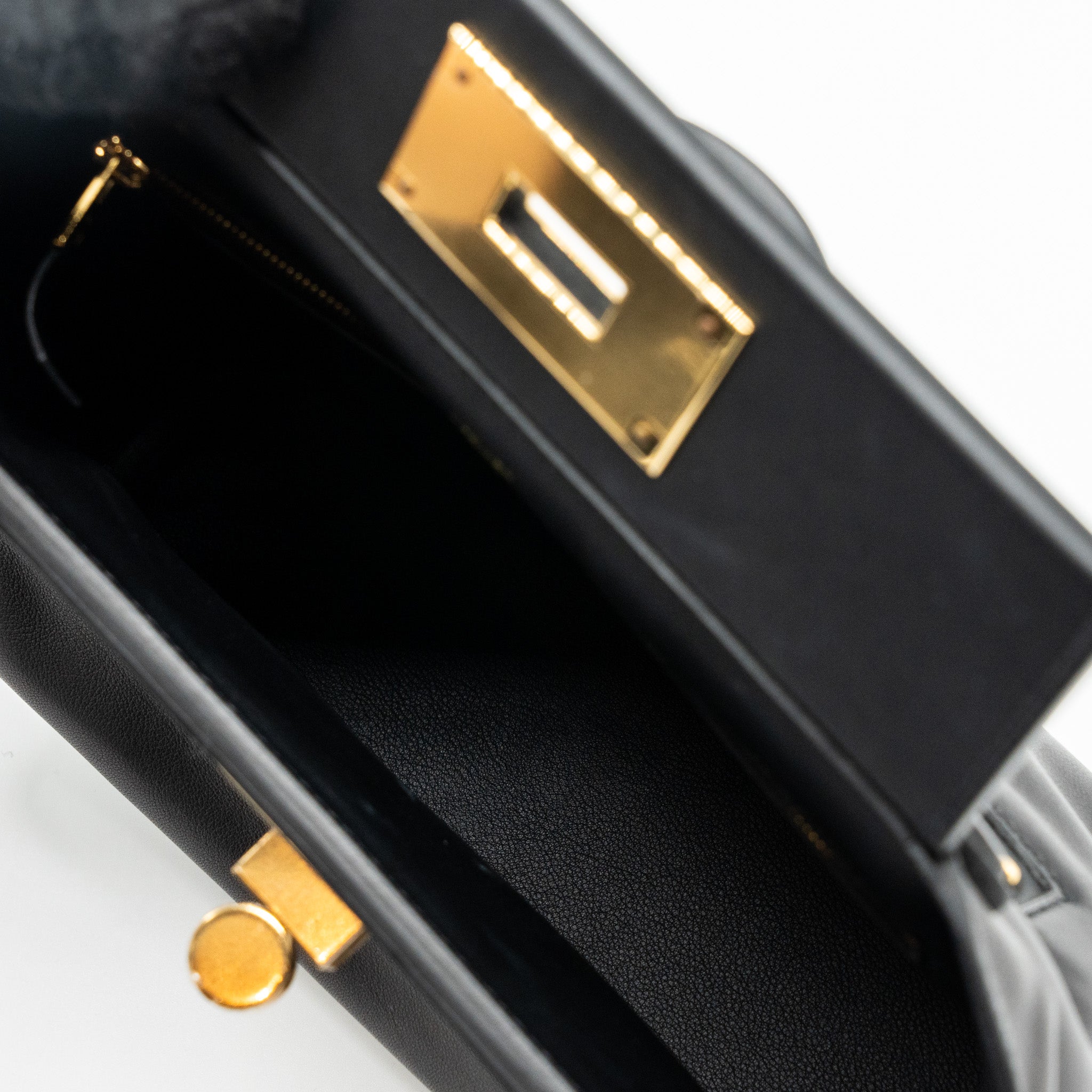 HERMES MINI 24/24 2424-21 BAG SWIFT/VOLUPTO BLACK GHW