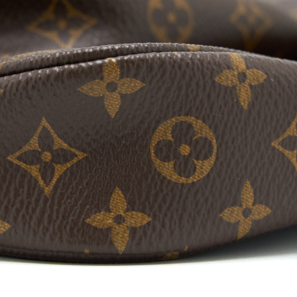 LOUIS VUITTON MULTI POCHETTE KHAKI STRAP MONOGRAM CANVAS GHW