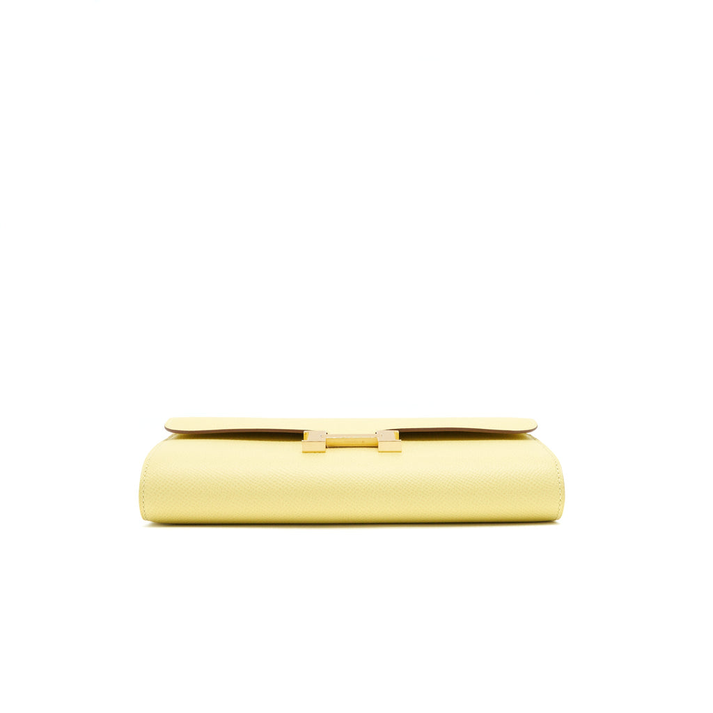 HERMES CONSTANCE TO GO JAUNE POUSSIN GHW