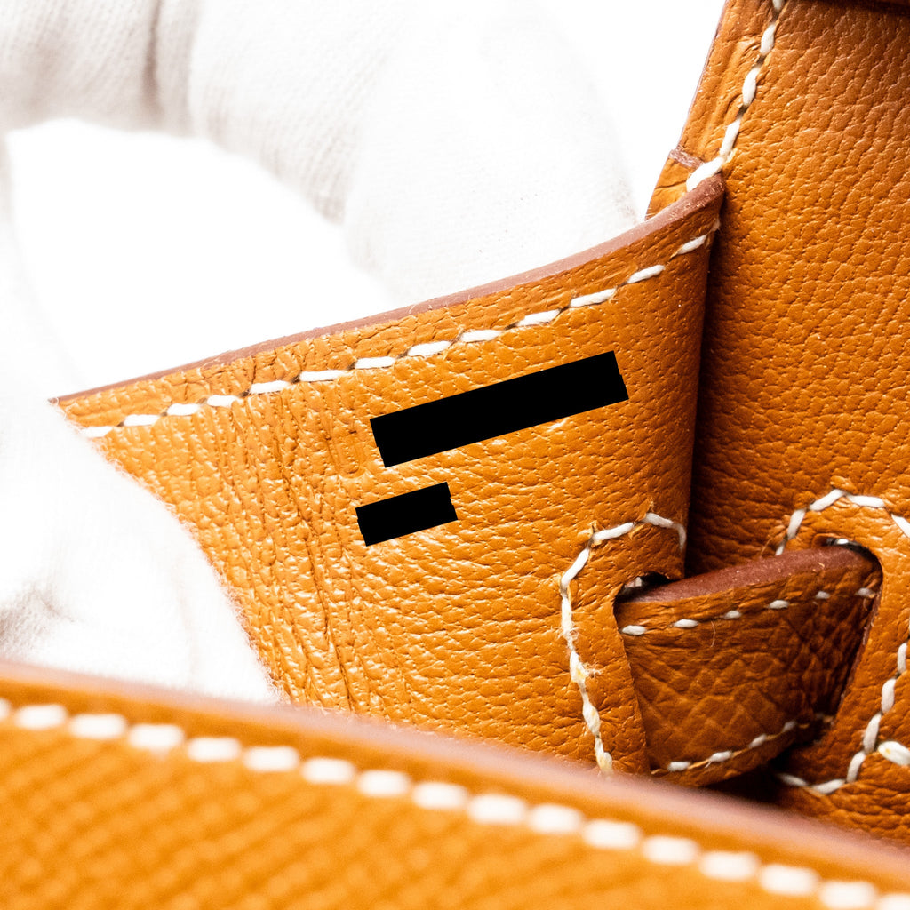 HERMES BIRKIN 25 SELLIER EPSOM GOLD SHW