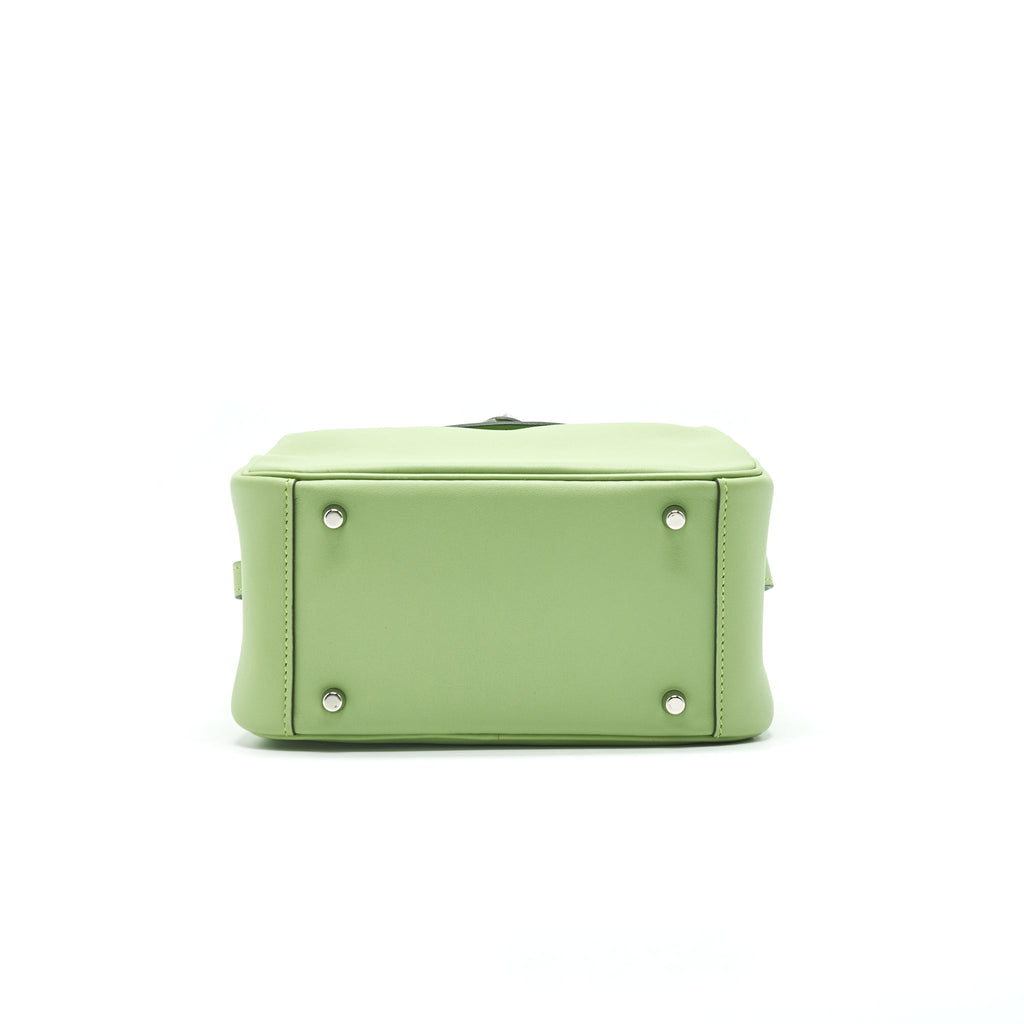 HERMES MINI LINDY VERT CRIQUET SHW