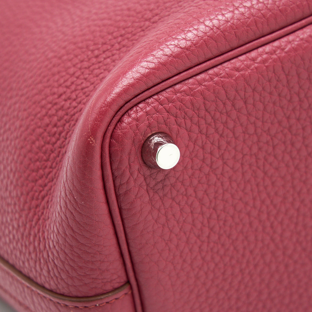 HERMES PICOTIN LOCK 18 DARK RED