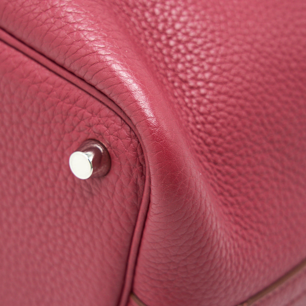HERMES PICOTIN LOCK 18 DARK RED