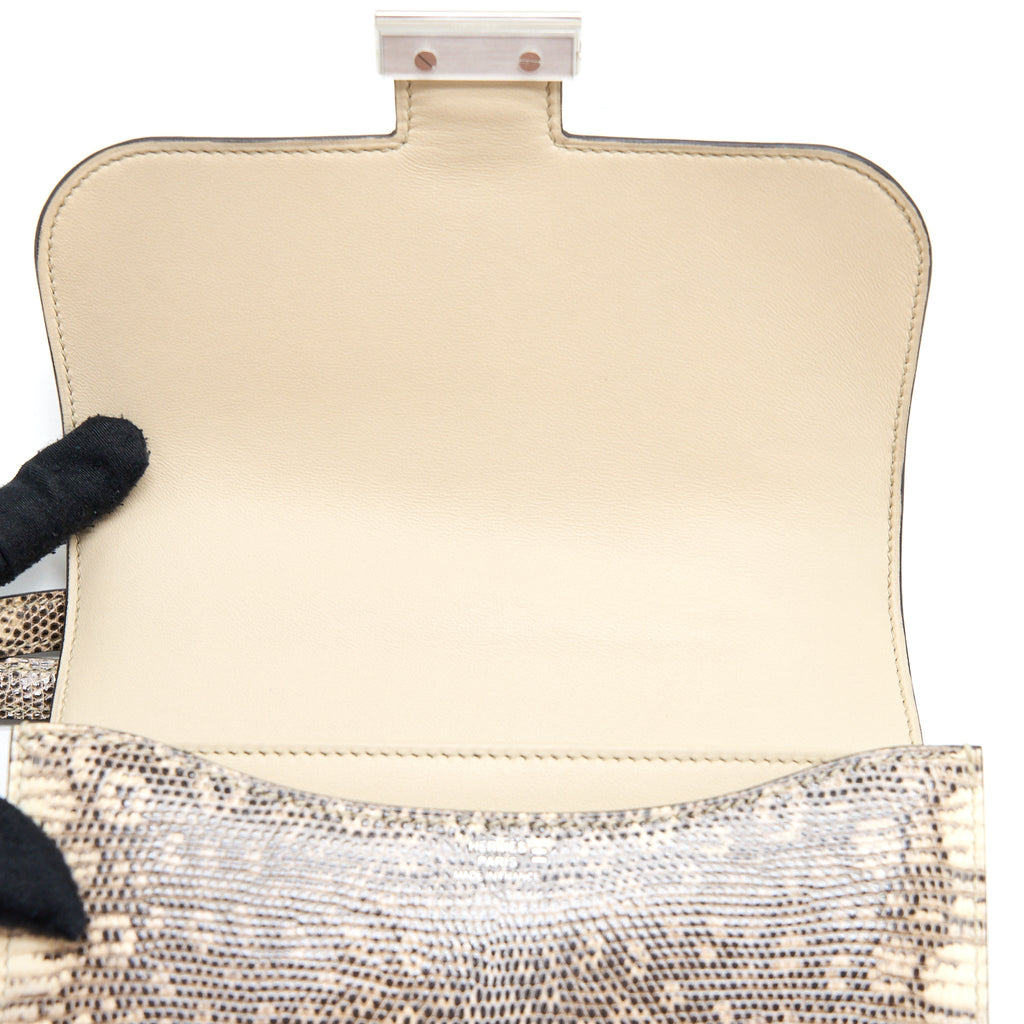 HERMES MINI CONSTANCE LIZARD OMBRÉ SHW