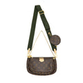 LOUIS VUITTON MULTI POCHETTE KHAKI STRAP MONOGRAM CANVAS GHW