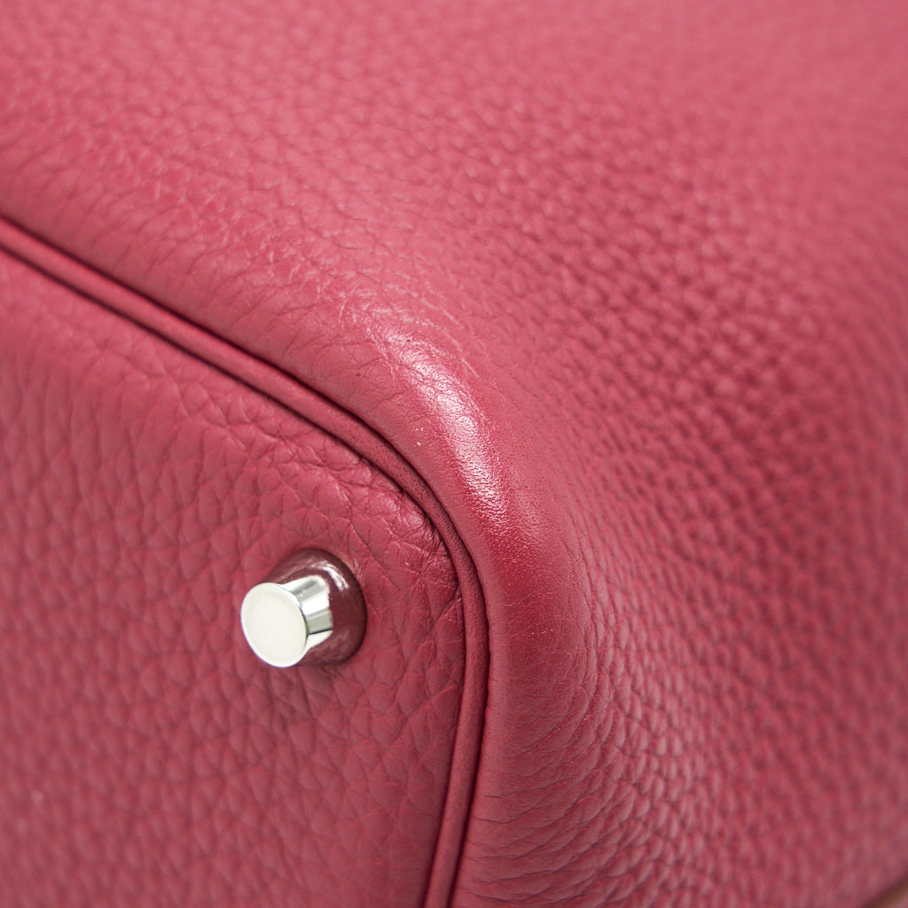 HERMES PICOTIN LOCK 18 DARK RED
