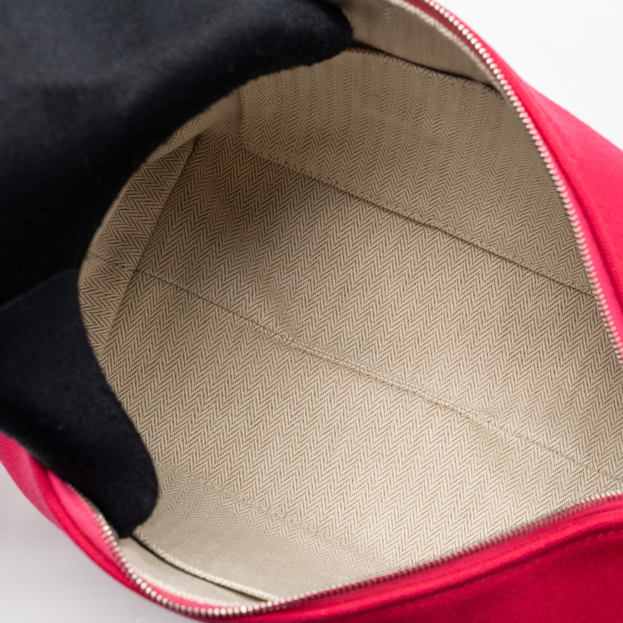 HERMES TROUSSE DE TOILETTE BRIDE A BRAC CANVAS HIBISCUS SHW