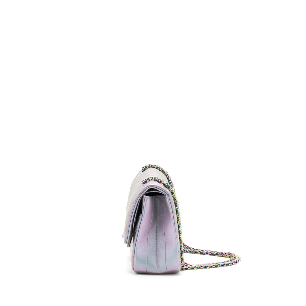 CHANEL 2.55 225 REISSUE FLAP BAG LAMBSKIN IRIDESCENT HARDWARE