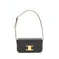 CELINE TRIOMPHE SHOULDER BAG GHW