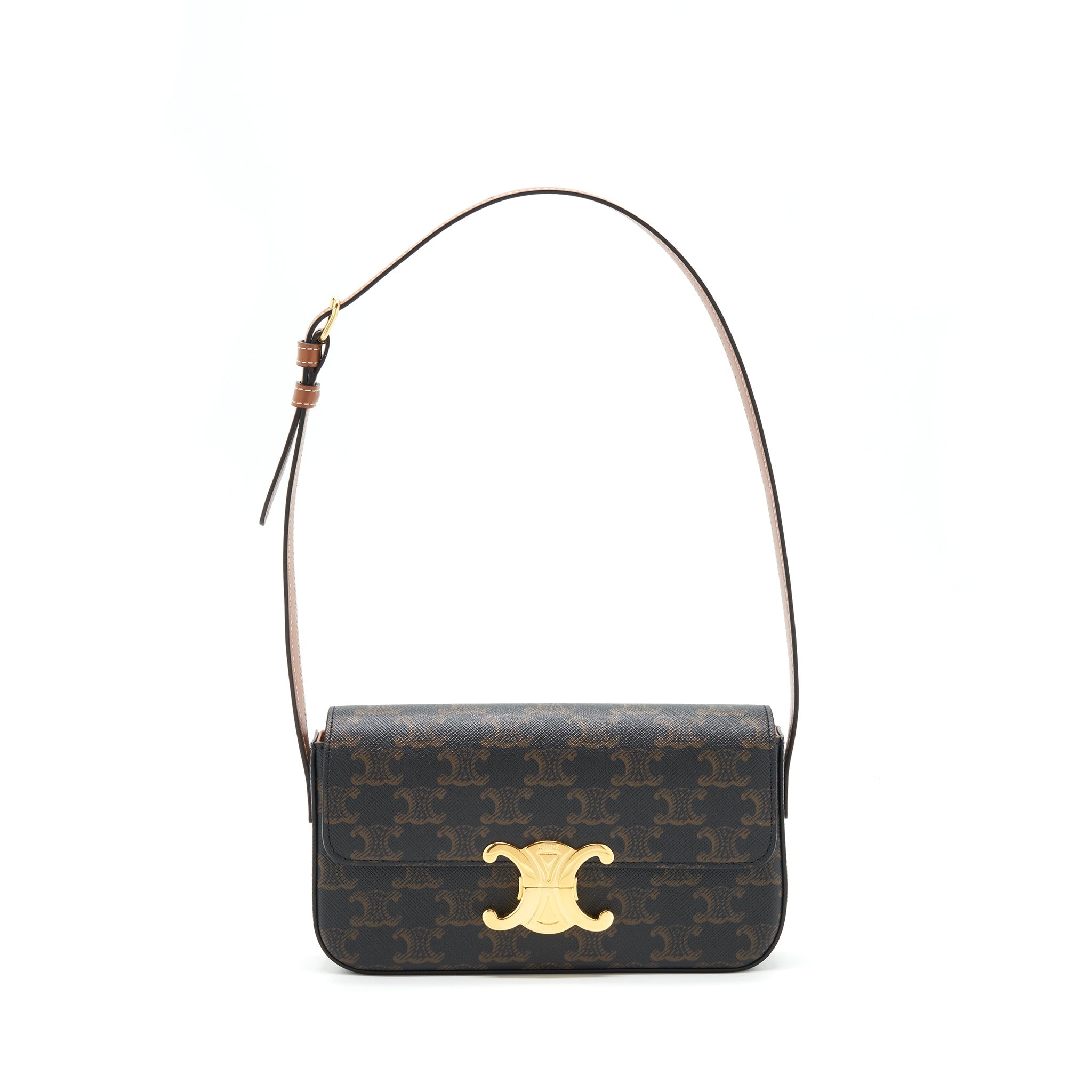 CELINE TRIOMPHE SHOULDER BAG GHW