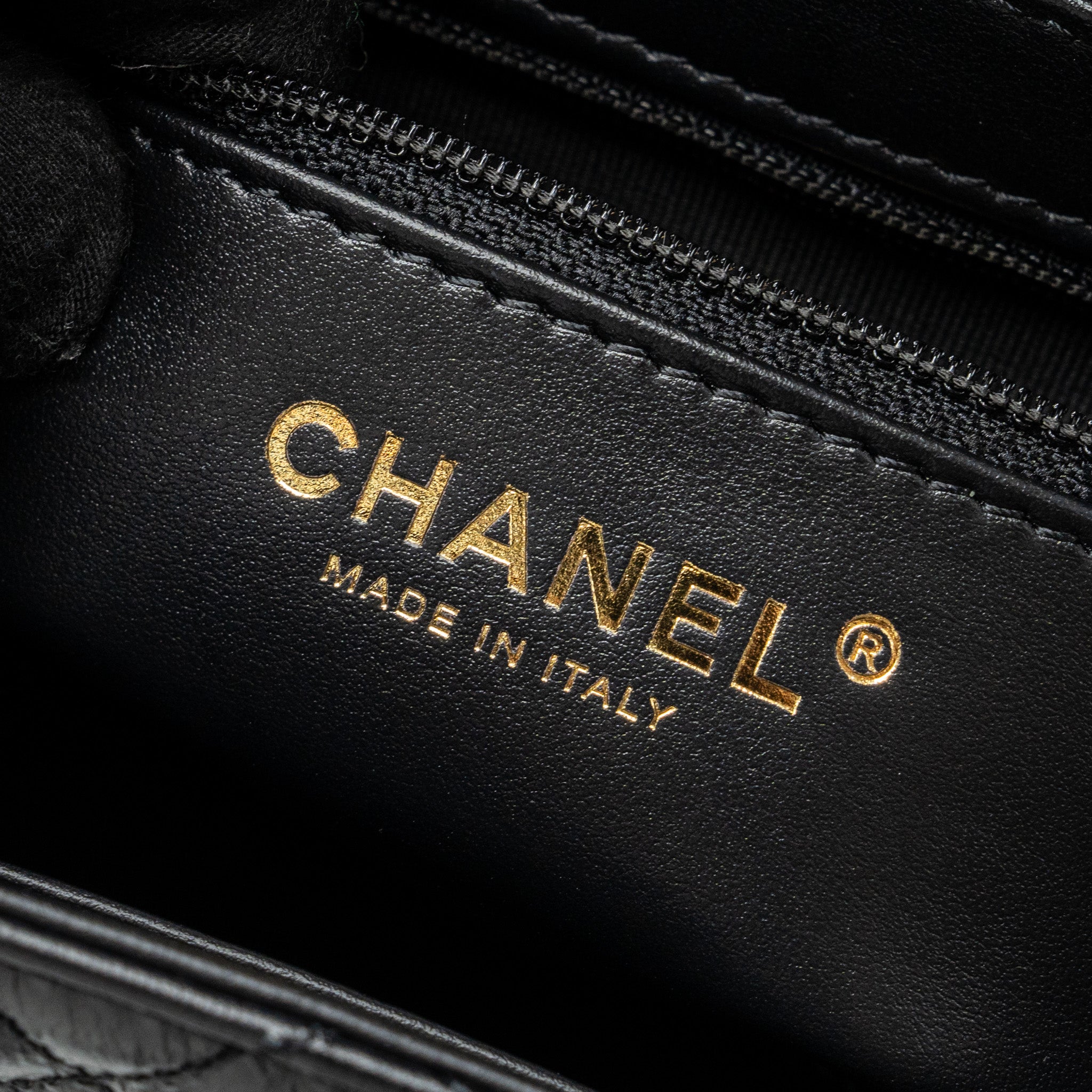 CHANEL MINI KELLY SHOPPING TOTE BAG CALFSKIN GHW (MICROCHIP)