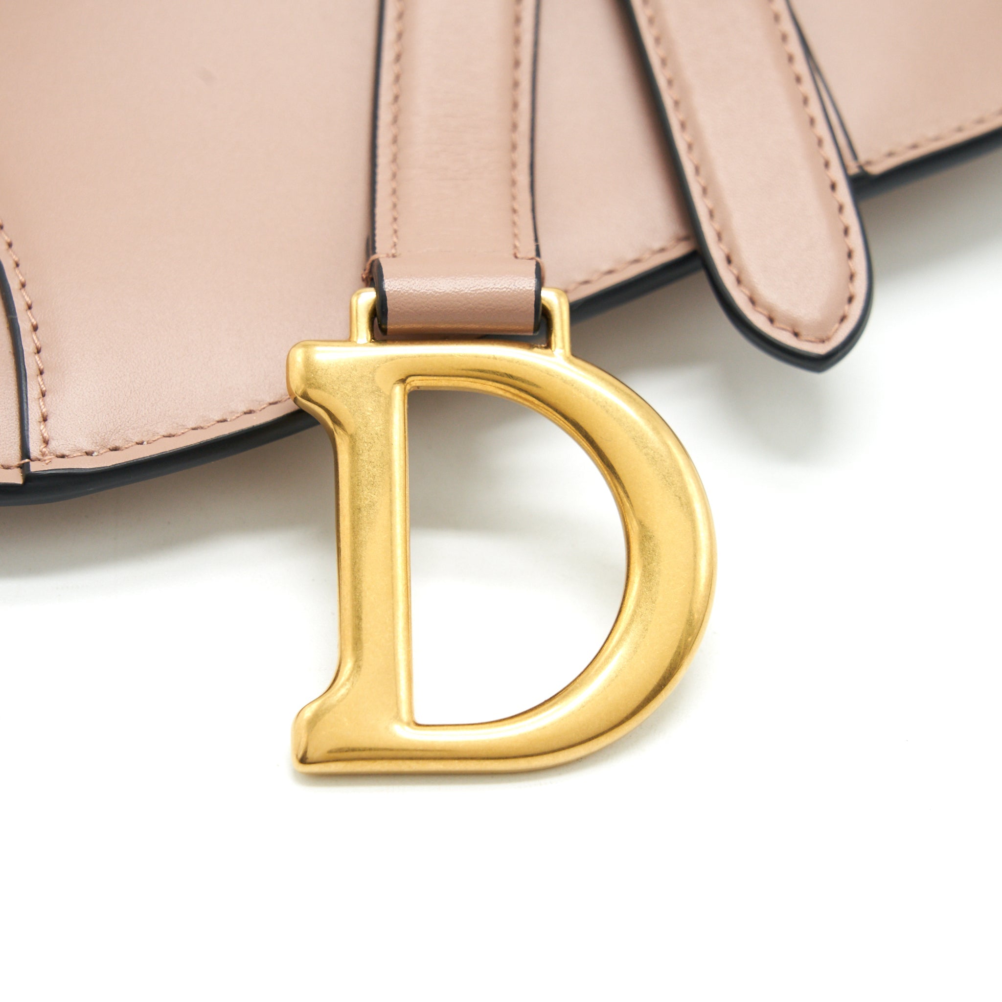 DIOR SADDLE POUCH BELT BAG BEIGE GHW
