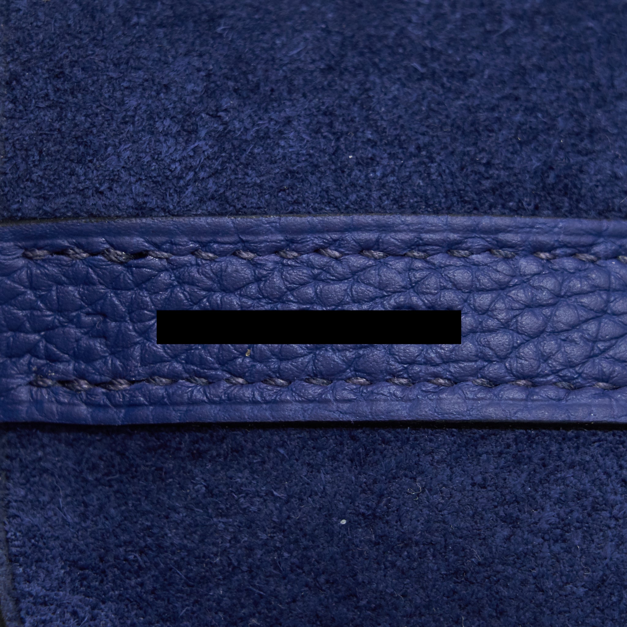 HERMES PICOTIN 22 LOCK BAG TAURILLON MAURICE LEATHER BLUE SAPHIR WITH GHW