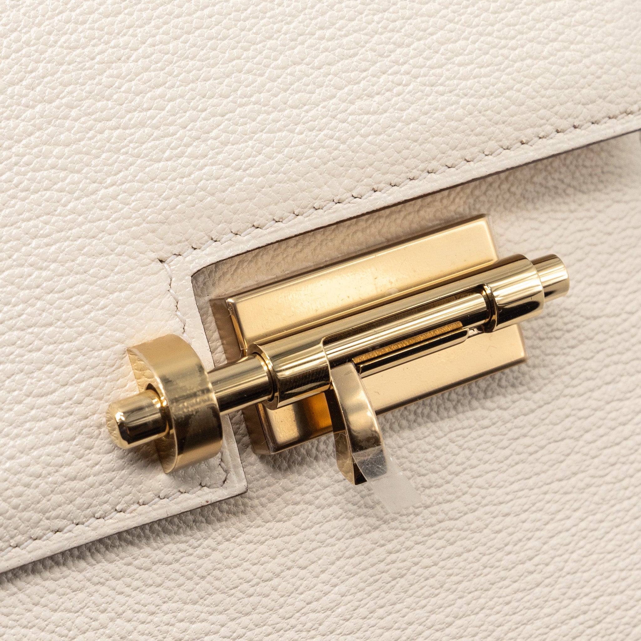 HERMES MINI VERROU CHEVRE MYSORE NATA LGHW