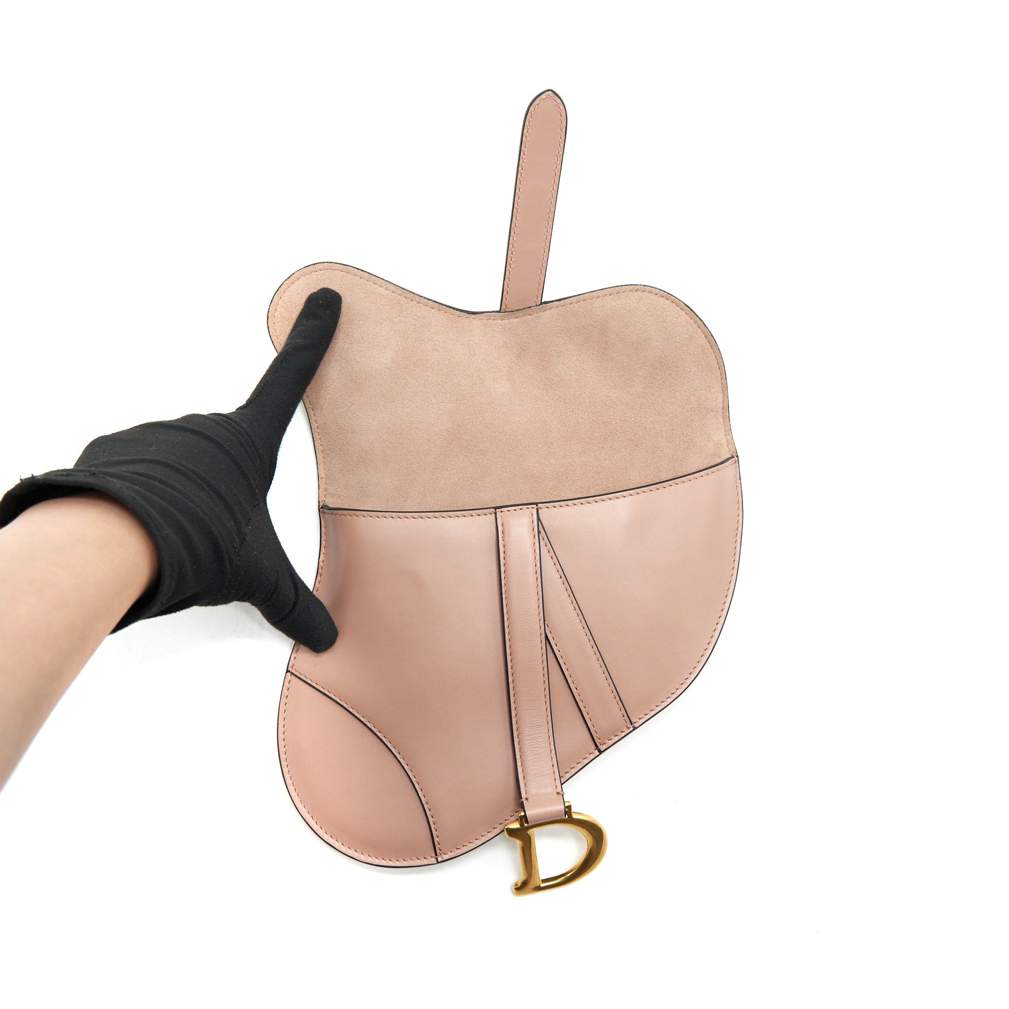 DIOR SADDLE POUCH BELT BAG BEIGE GHW
