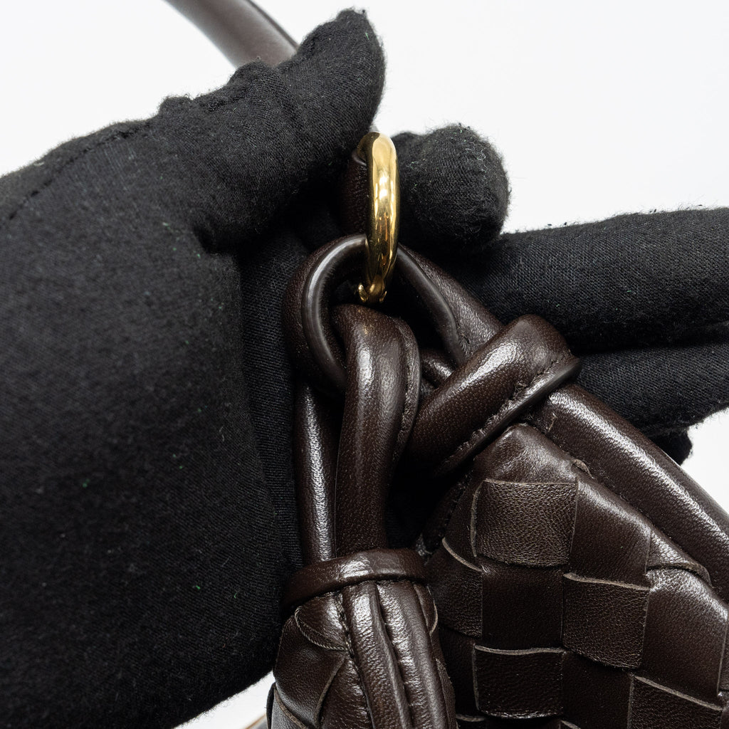 BOTTEGA VENETA MEDIUM GEMELLI LAMBSKIN FONDANT GHW