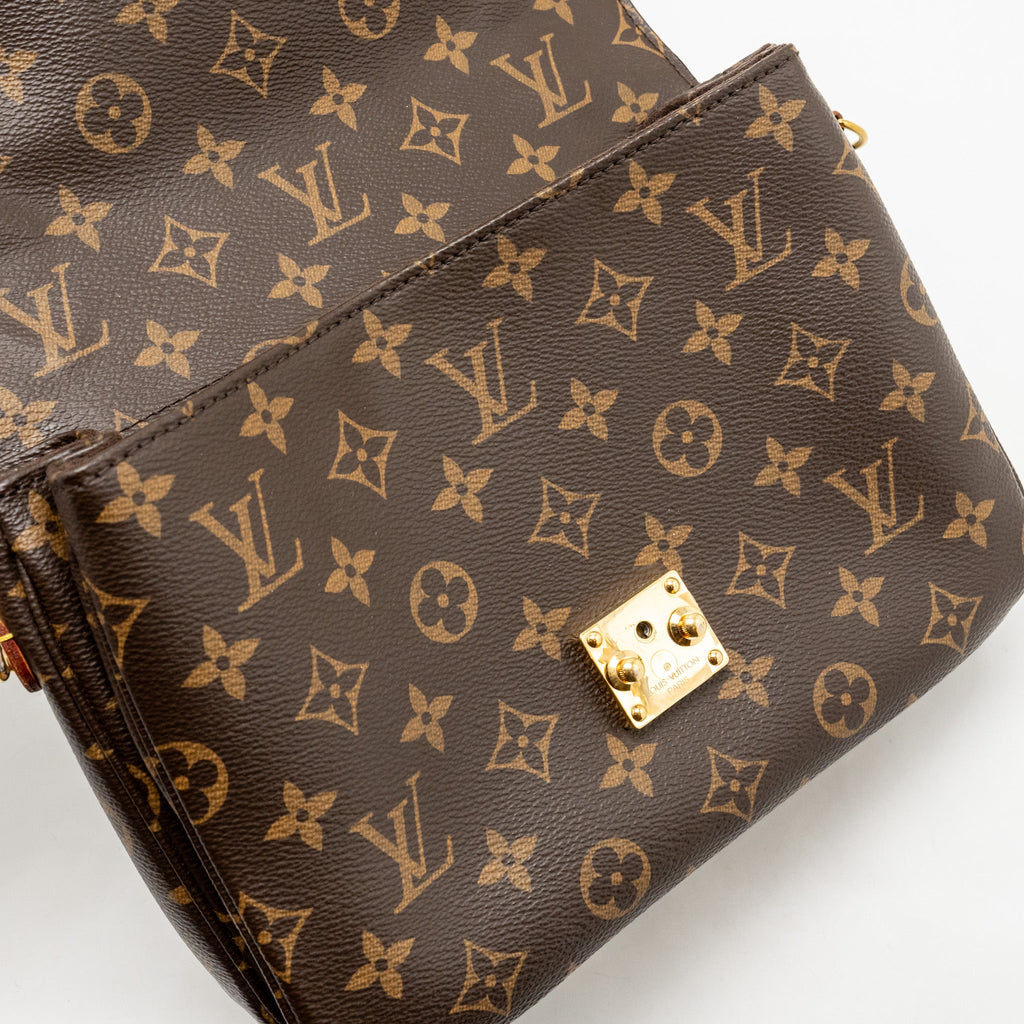 LOUIS VUITTON POCHETTE MÉTIS MONOGRAM CANVAS GHW
