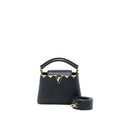 LOUIS VUITTON CAPUCINES MINI TAURILLON LIMITED EDITION BLACK GHW (NEW VERSION)