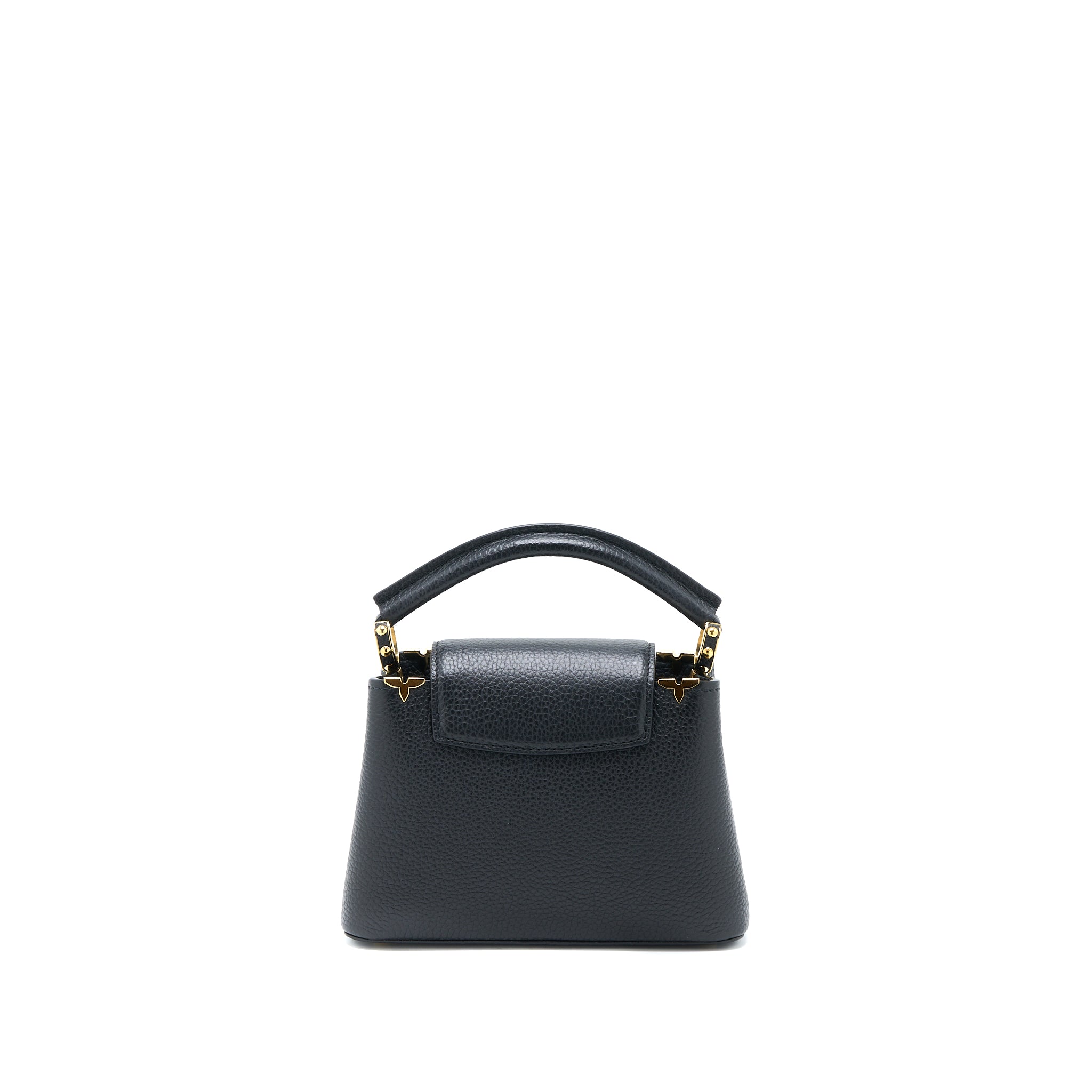 LOUIS VUITTON CAPUCINES MINI TAURILLON LIMITED EDITION BLACK GHW (NEW VERSION)