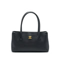 CHANEL EXECUTIVE CERF SMALL TOTE BAG CAVIAR BLACK WITH GHW