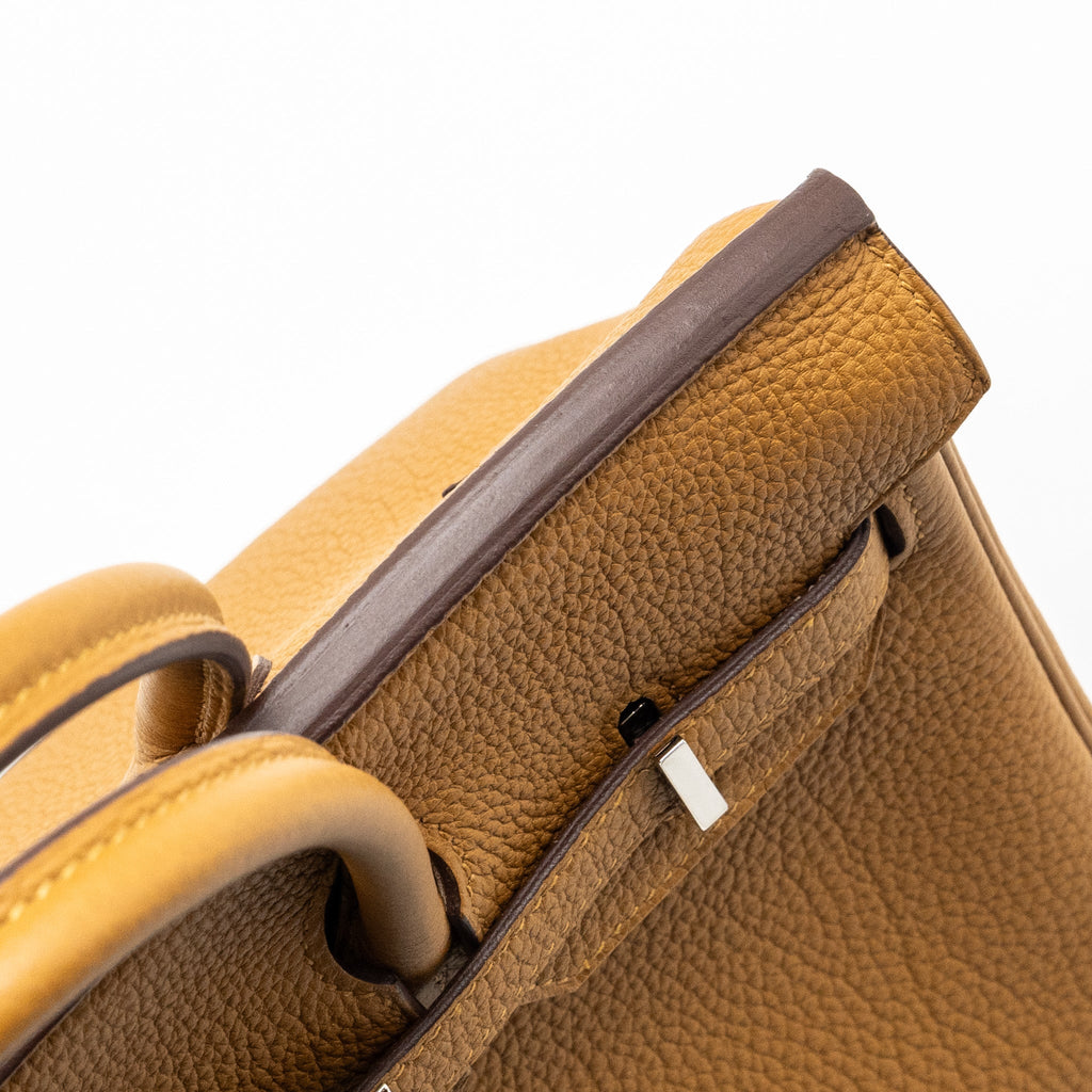 HERMES BIRKIN 25 TOGO CARAMEL/LIME SHW