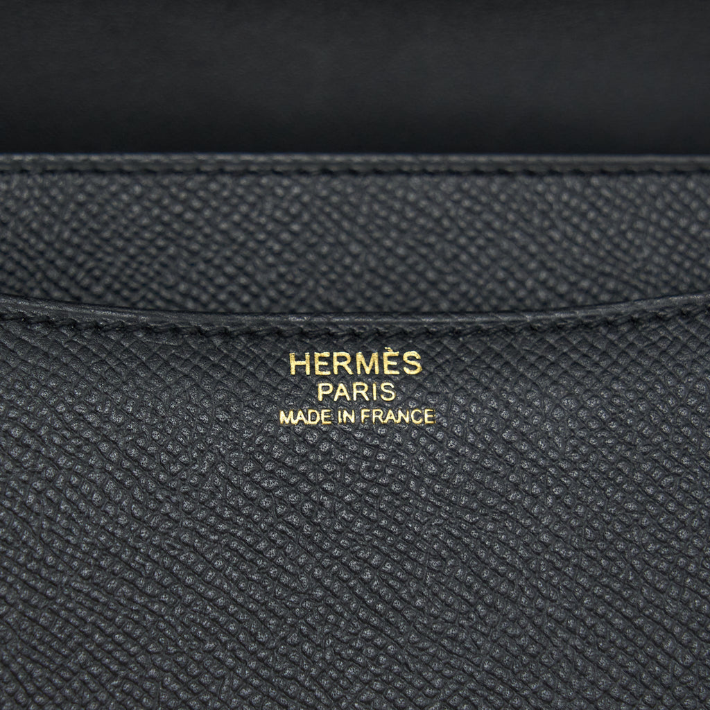 HERMES CONSTANCE 24 EPSOM BLACK RGHW