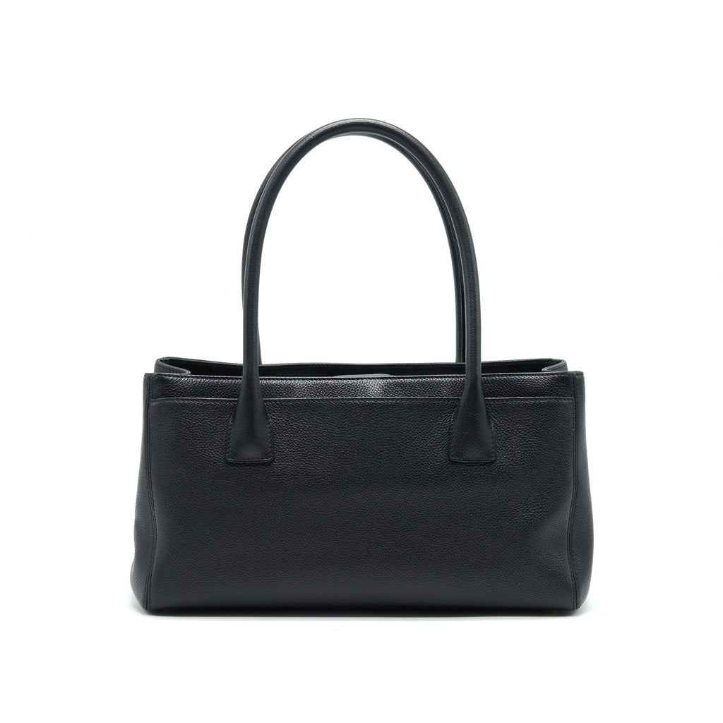 CHANEL EXECUTIVE CERF SMALL TOTE BAG CAVIAR BLACK WITH GHW
