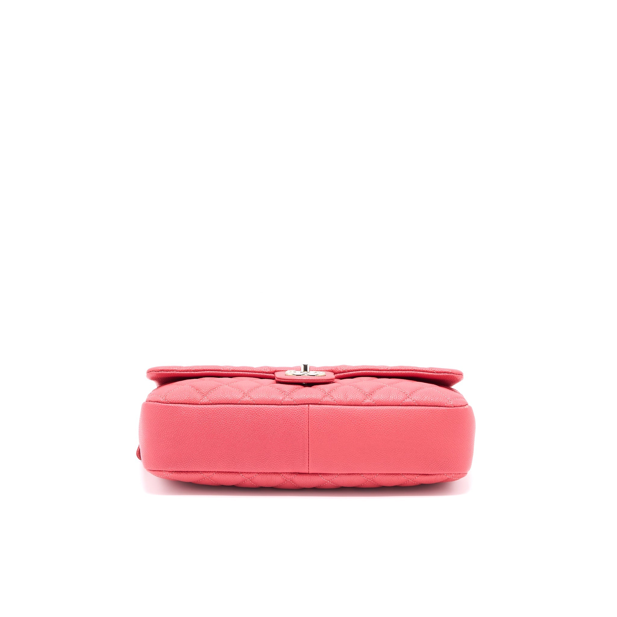 CHANEL EASY FLAP BAG CAVIAR PINK SHW