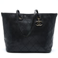 CHANEL TOTE BAG CAVIAR BLACK SHW