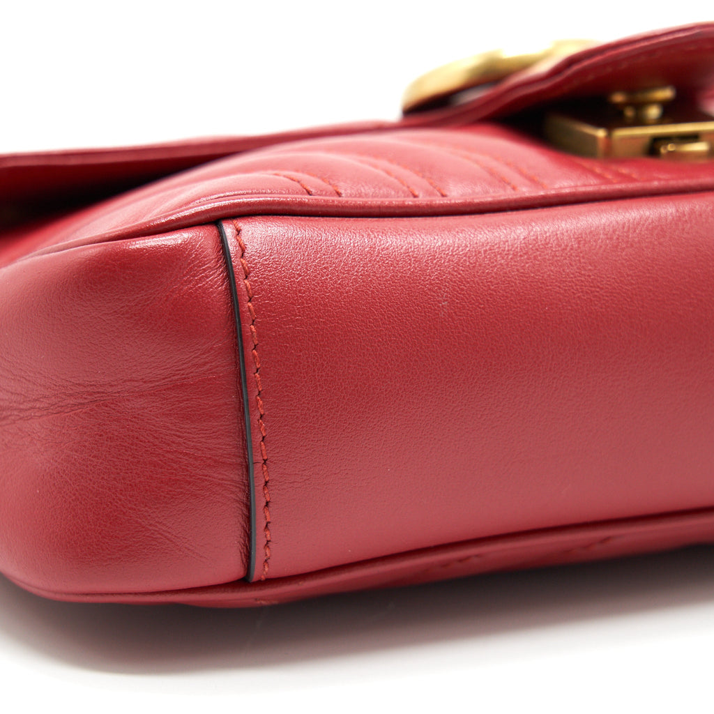 GUCCI GG MINI MARMONT RED