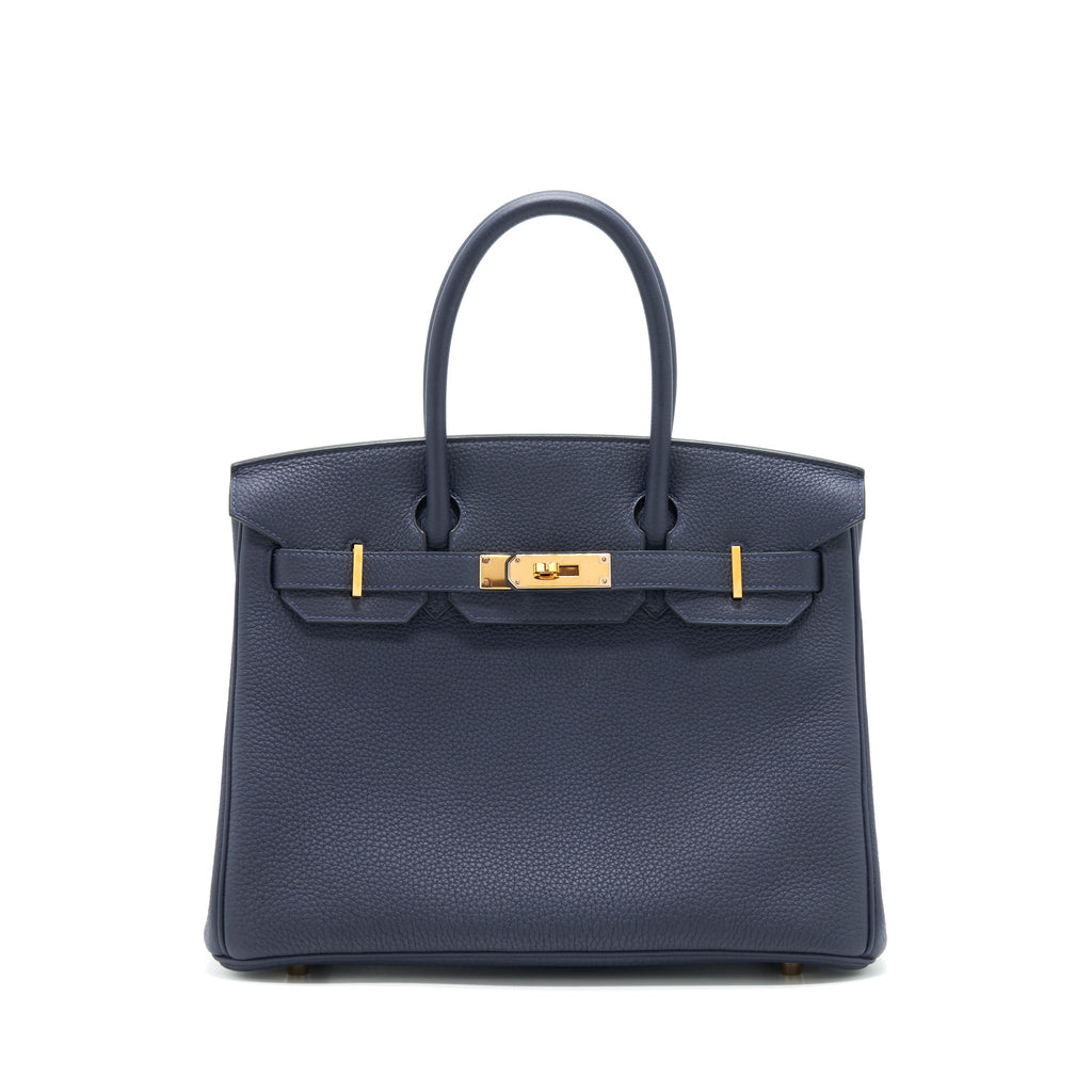 HERMES BIRKIN 30 TOGO 2Z BLUE NUIT RGHW