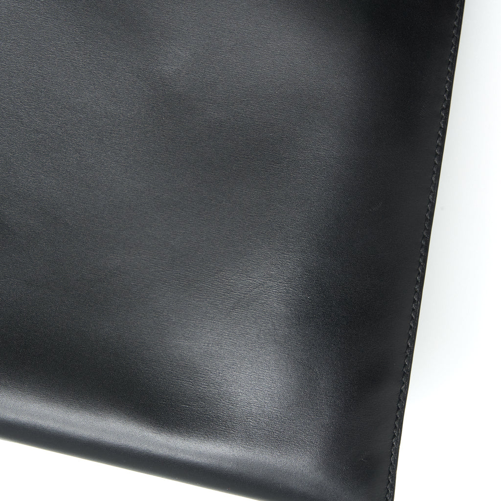 HERMES KELLY 32 BOX LEATHER BLACK GHW
