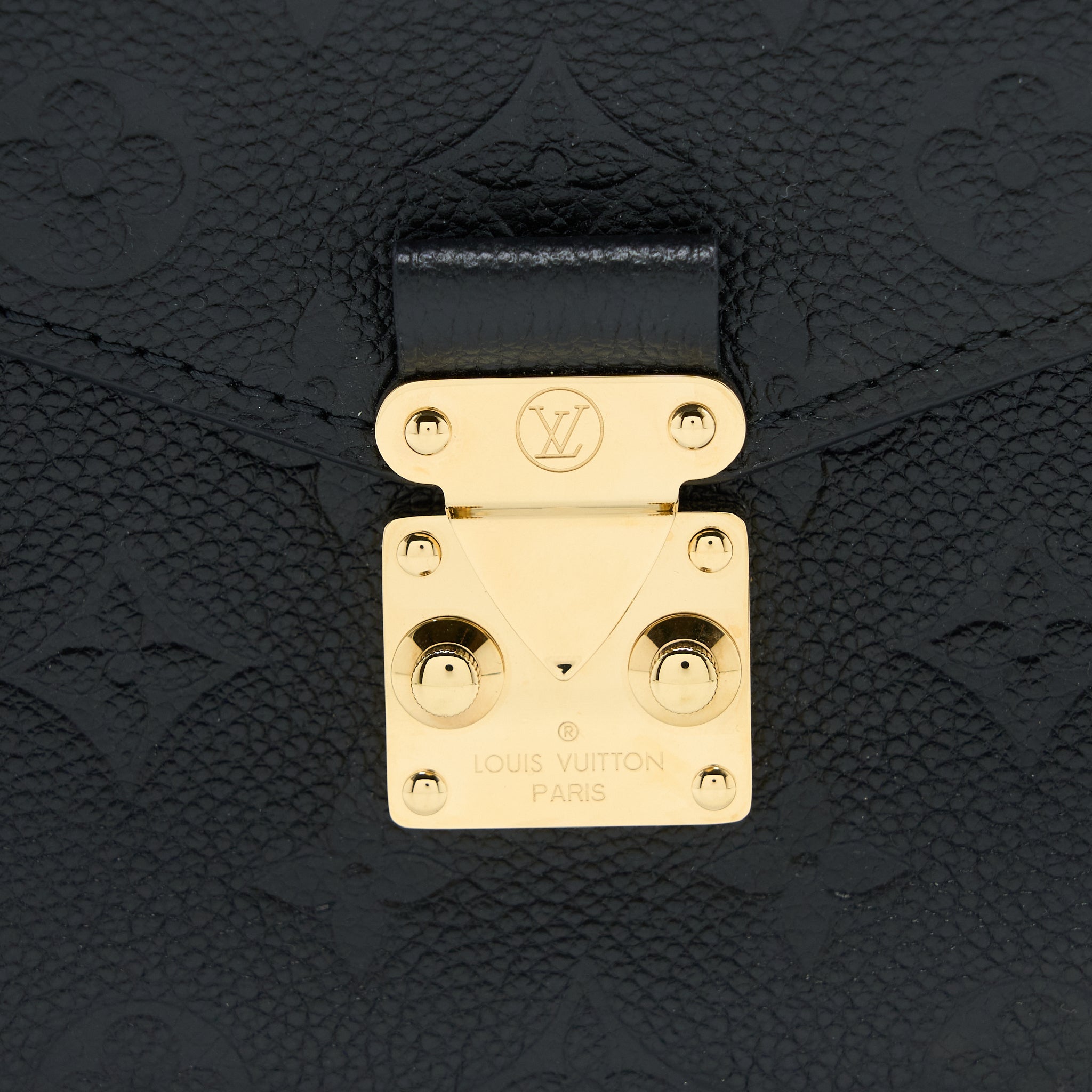LOUIS VUITTON POCHETTE METIS MONOGRAM EMPREINTE BLACK GHW (NEW VERSION)
